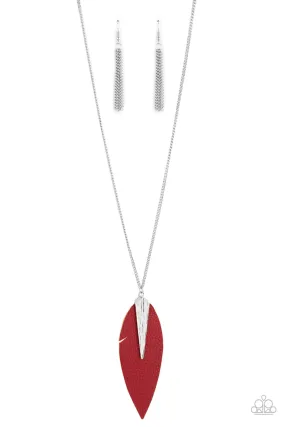 Quill Quest Red-Necklace