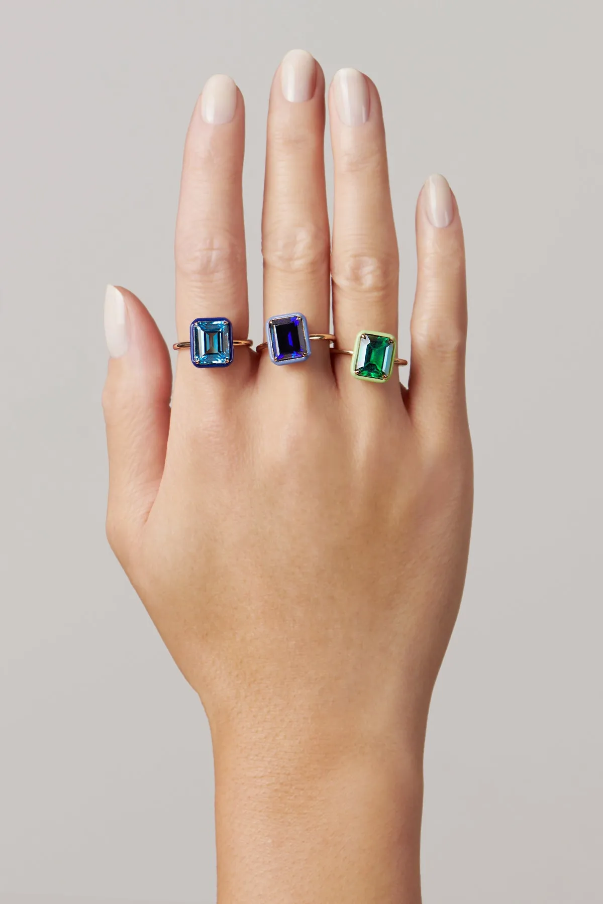 Rectangular Cocktail Ring - In Stock