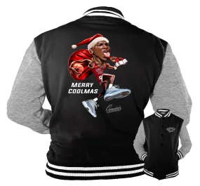 Retro 11 Cool Grey Win Varsity Jacket - Coolmas - Black