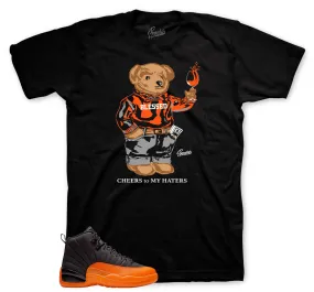 Retro 12 Brilliant Orange Cheers Bear Shirt