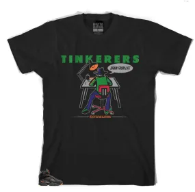 Retro 8 Air Raid Shirt - Tinkerers - Black