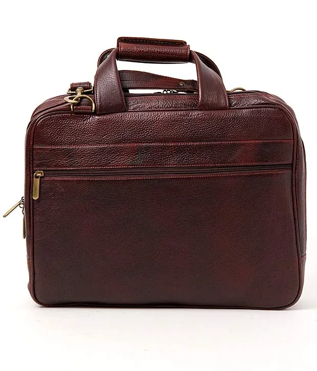 RL Leather Laptop Messenger Office 16inch Bag for Men