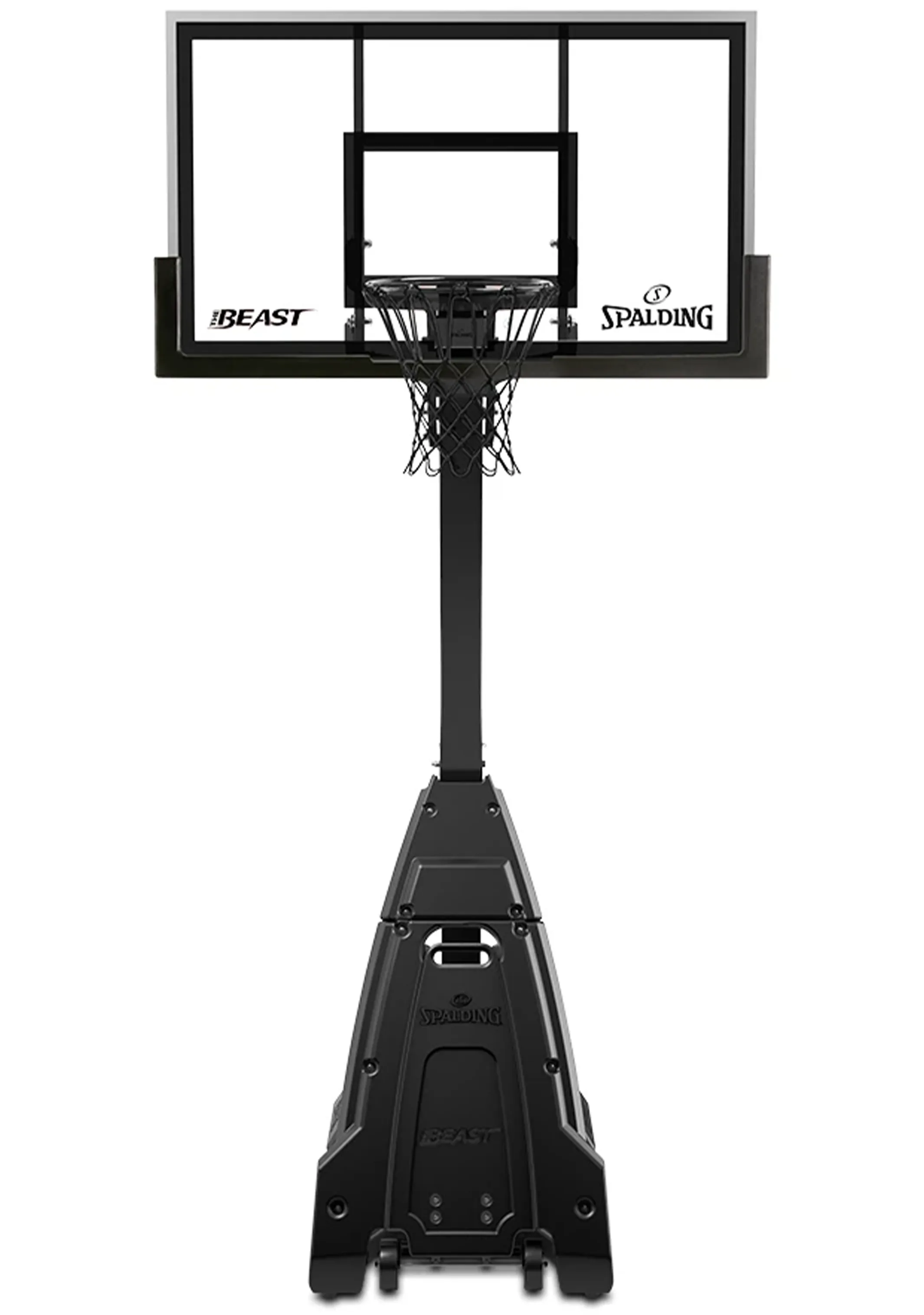 Spalding 60 Inch Stealth Beast Blackout Basketball System <br> AA7B1998