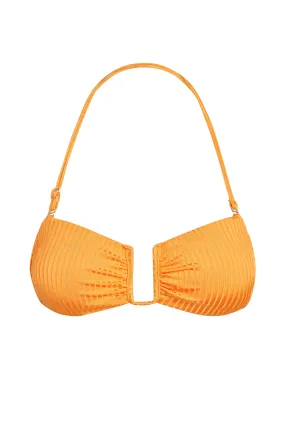 St. Martinique Bandeau - Clementine Wide Rib