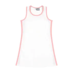 Steffi Tank Dress White Pink Dri-Fit