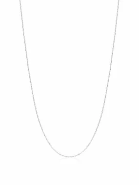 Thin Sterling Silver Box Chain