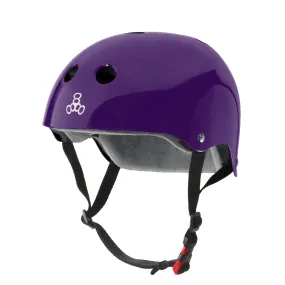 Triple 8 The Certified Sweatsaver Helmet - Purple Gloss