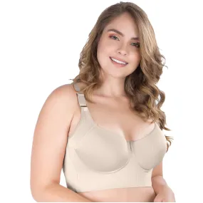 UPLADY 8542 | EXTRA FIRM CONTROL FULL CUP BRA WITH SIDE SUPPORT | POWERNET