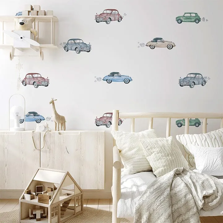 Vintage Car Wall Decals