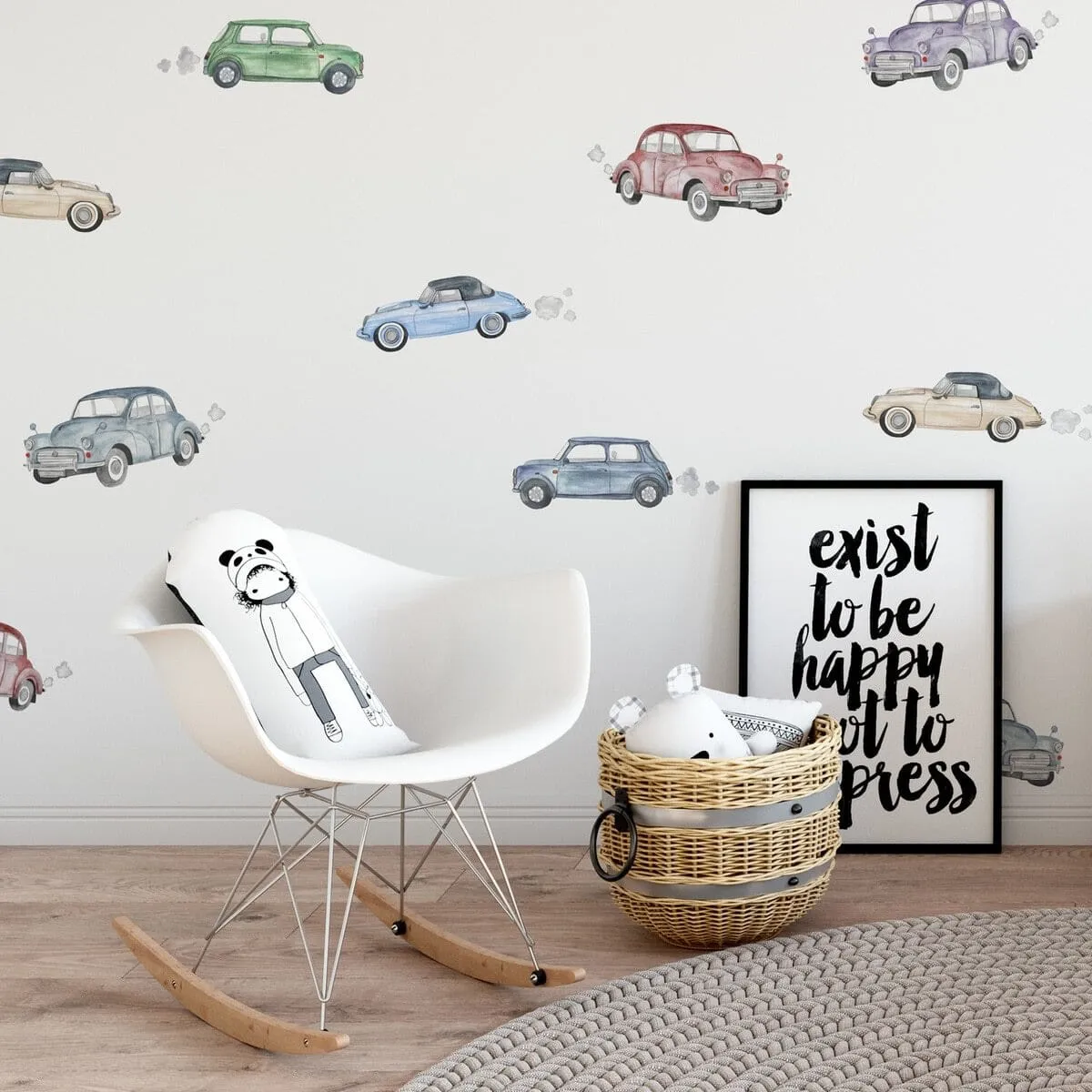 Vintage Car Wall Decals