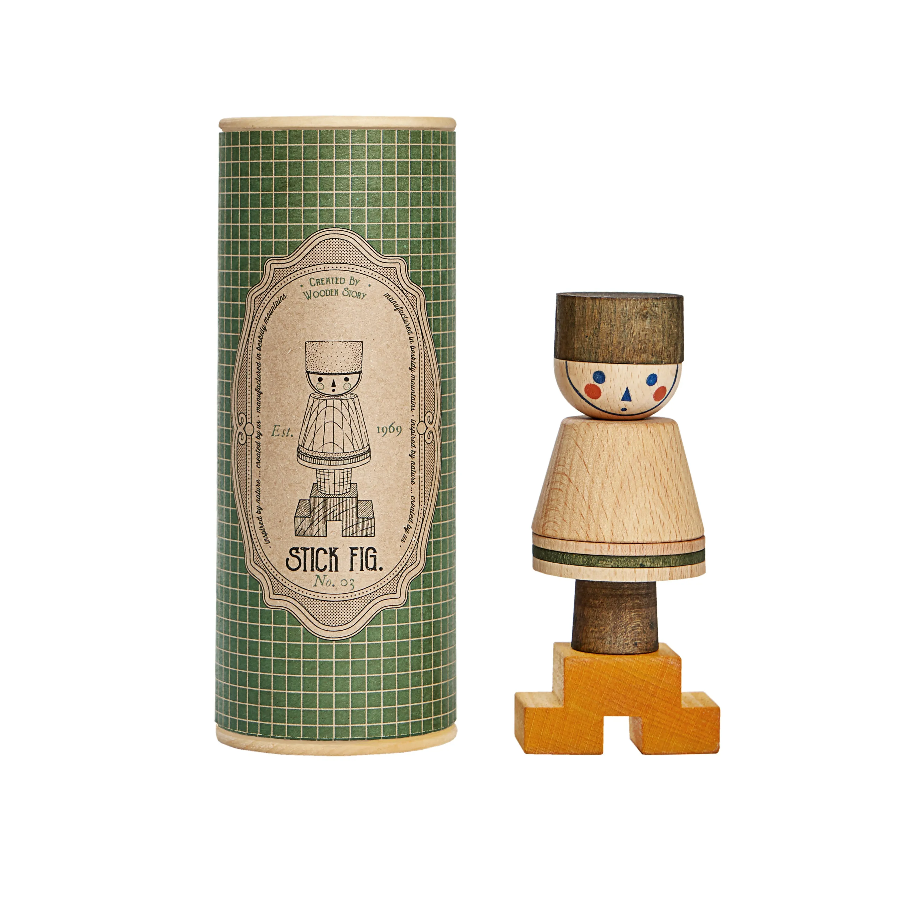 Wooden Stacking Doll NO. 03